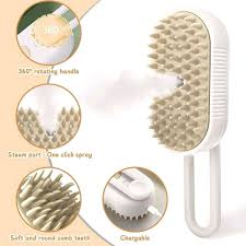 3-in-1 Steam Brush with Steamer - Suitable for Cats, Dogs and All Pets